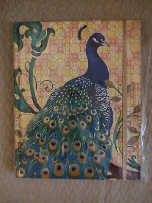 Lang ~ Beautiful Peacock Journal By NIQUEA.D ~ 192 Lined Pages/Gilded Edges  NEW - Image 1 of 3