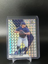 2020 Panini Chronicles Mosaic #77 Francisco Lindor Silver Mosaic Prizm