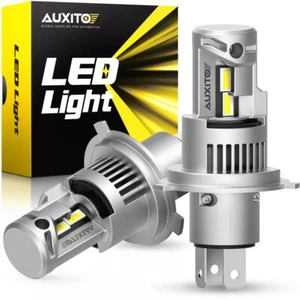 AUXITO H4 9003 LED Headlight Bulbs Conversion Kit High Low Beam 6000K White 2x - Picture 1 of 12