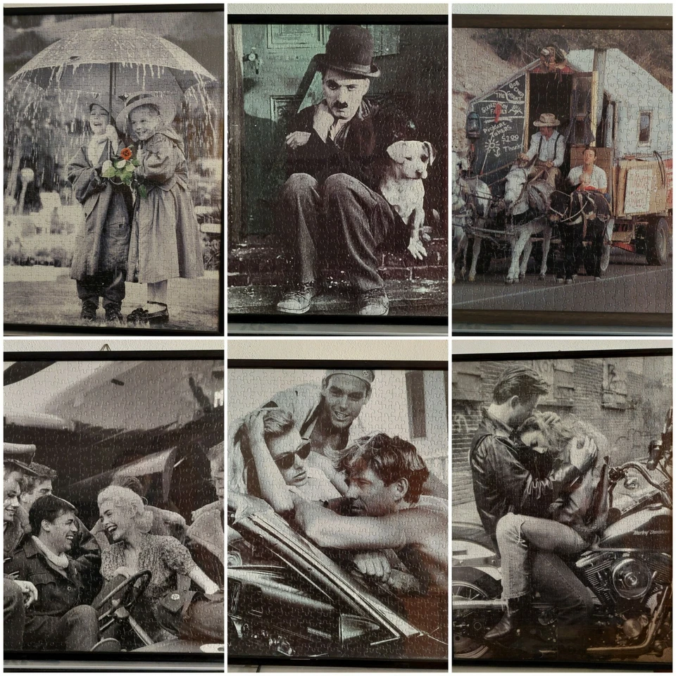 Puzzle1000 pezzi bianco/nero72x52cornice con vetro.LEGGI DESCRIZIONE James dean - Immagine 1 di 4