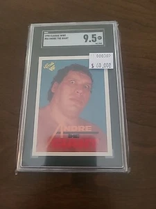 Nice 1990 Classic WWF Andre The Giant #66. SGC 9.5 MT+. 000305 - Picture 1 of 2