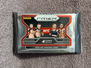 UFC-2022 Panini Prizm-NUOVO/SIGILLATO-One 4 Card Blaster Pack-Auto,Maglie e Altro! - Foto 1 di 1