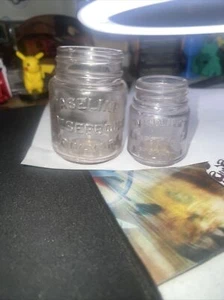 2 Vintage Glass Vaseline Jar Chesebrough, New York Purple Glass - Picture 1 of 4