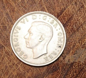 George VI 1/2 Crown 1948 UK Coin - Picture 1 of 2