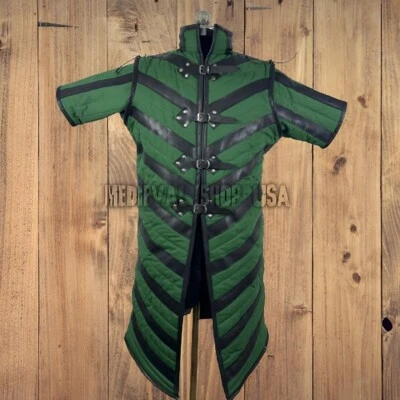 Medieval Thick Padded Gambeson SCA Armor, and Buhurt Costumes Cosplay Costume - Image 1 of 4