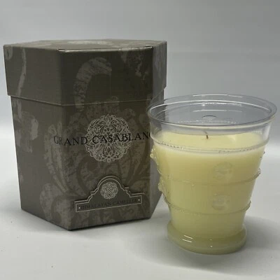 Tarro de velas perfumadas Zodax Grand Casablanca camelia del Himalaya IG-2113 ¡Grande! NUEVO Foto 1 de 4