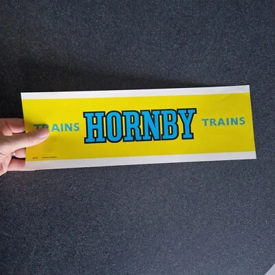 AFFICHE originale  TRAIN HORNBY  GB 38 cm x  12,5 cm  jep cr marklin N°3 - Photo 1/4