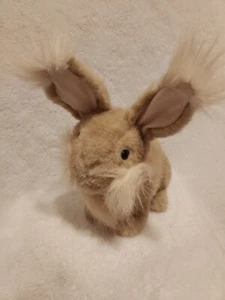 Rare Vintage 1988 Applause Tan Rabbit Bunny Decorative Plush Toy - Picture 1 of 9