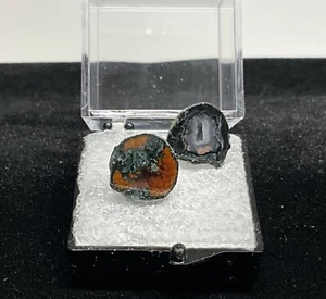 Schönes natürliches Tabasco Geoden geschnittenes Paar in Schutzhülle Posten #16 - Bild 1 von 16