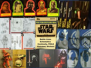 2019 Journey to Star Wars: Rise Of Skywalker Insert Trading Cards You Pick