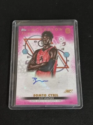 2022 topps inception somto cyril 71/99 auto rc #ia-sc1 city reapers - Image 1 of 2