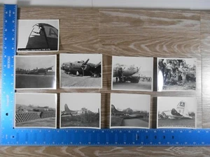 VINTAGE WW2 PHOTO UNPUBLISHED 8TH AIR FORCE AERIAL PLANES BAG 5 100C - Picture 1 of 5