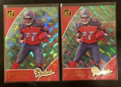 Lot Of (2) 2018 Donruss Ronald Jones II The Rookies RC SP Insert #9 - Image 1 of 4