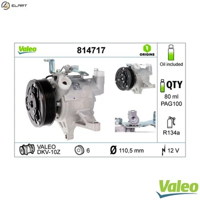 COMPRESSOR AIR CONDITIONING 814717 FOR SUBARU FB20 2.0L FA20 2.0L 4cyl FORESTER - Image 1 of 4