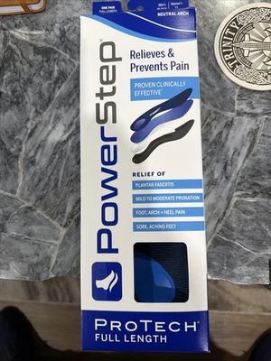PowerStep ProTech, NEW Full Length Orthotic Insoles - One Pair Of M10-10.5 Only! - Image 1 of 3