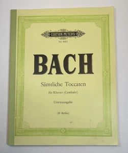 JS Bach - Sämtliche Toccaten - Urtext - Peters Edition 4665 - Keller - UNUSED - Picture 1 of 11