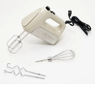 Batidora de mano eléctrica Blue Jean Chef de 5 velocidades con accesorio batidor de velocidad turbo Foto 1 de 4