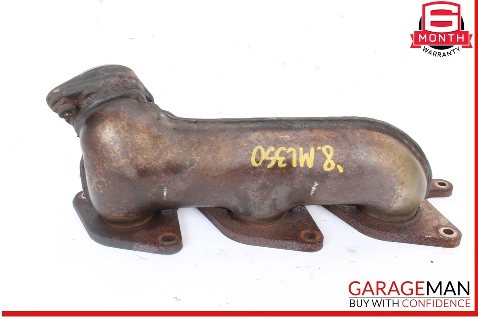 Coletor de escape dianteiro esquerdo 06-11 Mercedes W164 ML350 4MATIC 3,5L - Imagem 1 de 4
