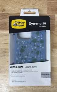 OtterBox Symmetry Series MagSafe Case für iPhone 15 Pro Max - Dawn Floral Blue - Bild 1 von 1