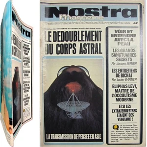 Nostra n°287 1977 Magazine actualité mystérieuse Eliphas Lévi occultisme Bichat - Imagen 1 de 12