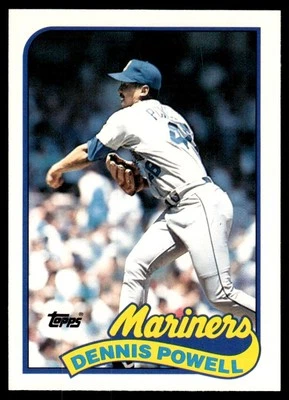 1989 Topps Traded Dennis Powell Seattle Mariners #97T - Image 1 of 2