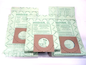Hoover Filter Vacuum Bags 3 Hoover Type A Bags / 2 Generic Type A Bags - Picture 1 of 9