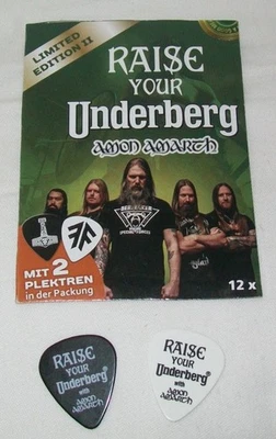 (675) 2er Plektren – Gitarrenplektren – Limited Edition von „Amon Amarth“ - Bild 1 von 3