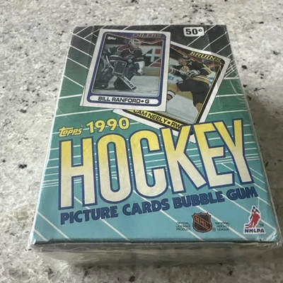 ¡Caja de tarjetas Hockey Bubble Gum Topps 1990! Foto 1 de 3