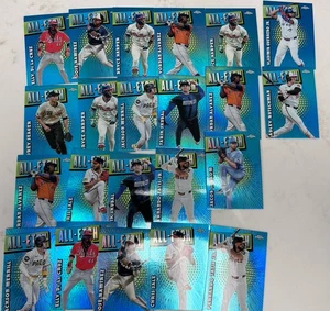 2025 Topps Chrome All Etch 22 CARD LOT FRESHLY PULLED ELLY DE LA CRUZ & MORE - Picture 1 of 8