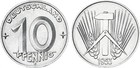 DDR 10 Pfennig 1953 E seltenes Jahr / Münzzeichen J.1507 prägefrisch-St. 141837