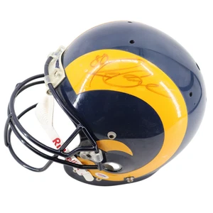 Isaac Bruce Los Angeles Rams Autographed Signed FS Authentic Helmet PSA - Picture 1 of 5
