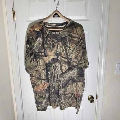 RedHead 4XLT Big & Tall Mossy Oak Camo Hunting T-Shirt Outdoor Short Sleeve - Image 1 of 4