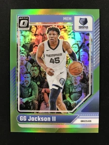 2024-25 Donruss Optic #12 GG Jackson II Lime Green Trikot Match 045/149 - Bild 1 von 2