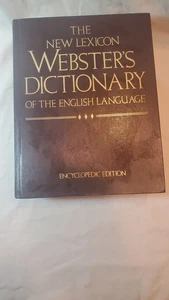 New Lexicon Webter's Dictionary Of The English Language Encyclopedic Edition Vtg - Imagen 1 de 10