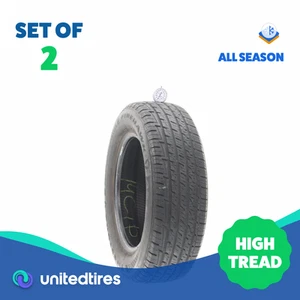 Set of (2) Used 195/65R15 Firestone Firehawk AS 91H - 8/32 (11QAT) - Picture 1 of 4