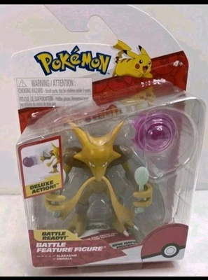 Pokemon Alakazam Figura Batalla Característica Explosión Psíquica 2023 4" Nuevo Foto 1 de 3