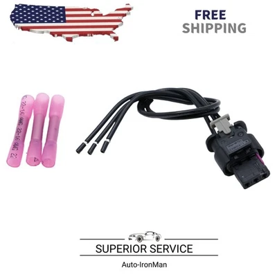 For 08-18 Audi A3 A4 A5 Quattro S3 TT Q5 Q3 Crankshaft Position Sensor Connector Foto 1 de 4