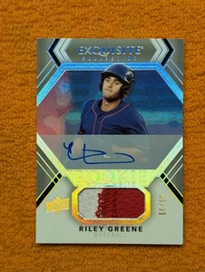 2022 Goodwin Champions Exquisite Patch Autograph #RAR-RG Riley Greene RC 66/99 - Picture 1 of 12