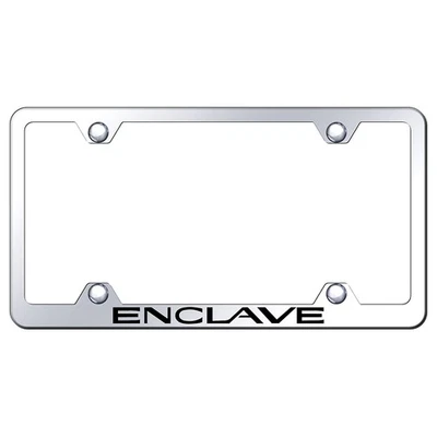 Wide Body License Plate Frame for Buick Enclave on Steel [Licensed] - Image 1 of 2