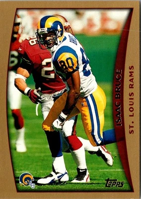 1998 Topps Isaac Bruce #260 St. Louis Rams Football Card - Image 1 of 2
