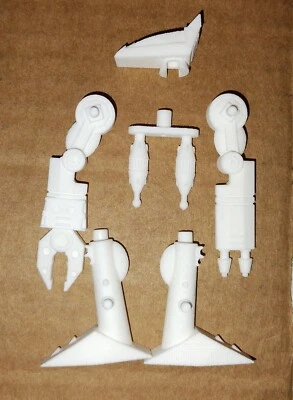 Custom Blockman Starriors Hotshot Robotech Robolinks White New - Image 1 of 4