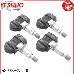 52933-2J100 4PCS TPMS Tire Pressure Sensor for Hyundai Accent Kia Rio 2018-2019 - Picture 1 of 15