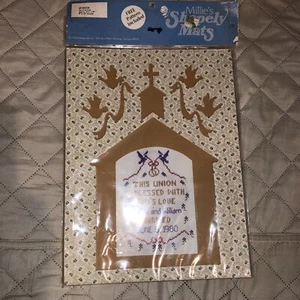 Millie's formschöne Matten ~ Kirche ~ kostenloses Muster enthalten ~ Hochzeit/Hochzeit ~ neu - Bild 1 von 2