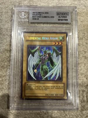 Elemental Hero Avian Elemental Hero Collection 1 EHC1-EN001 BGS Authentic Alt - Image 1 of 2