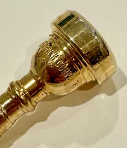 VINCENT BACH CORP . 1970’s,TRUMPET MOUTHPIECE GOLD PLATED 7, ……NOT 7C - Picture 1 of 6