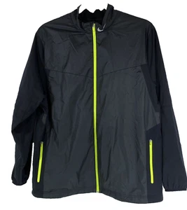 Giacca a vento Nike uomo 2XL Golf Shield full zip nera fluo Volt 639983 - Foto 1 di 12