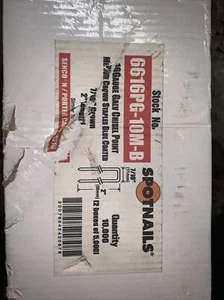 Spotnails 6616PG-10M 7/16" 16-Gauge Galv Sheathing Staples 10000-Count 2" Leg - Picture 1 of 2