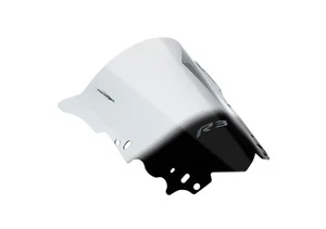 YAMAHA YZF-R3 15-18 CLEAR DOUBLE BUBBLE AIRFLOW SCREEN - Picture 1 of 3