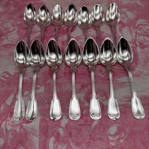 Christofle Vintage Silver-Plated Tablespoons Set of 14 Pcs France 20th Century - Picture 1 of 5