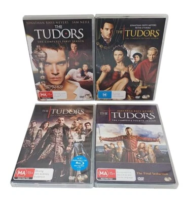 The Tudors Complete Series Seasons 1-4 DVD MA15+ R4 PAL Hystorical Drama Romance - Image 1 of 4